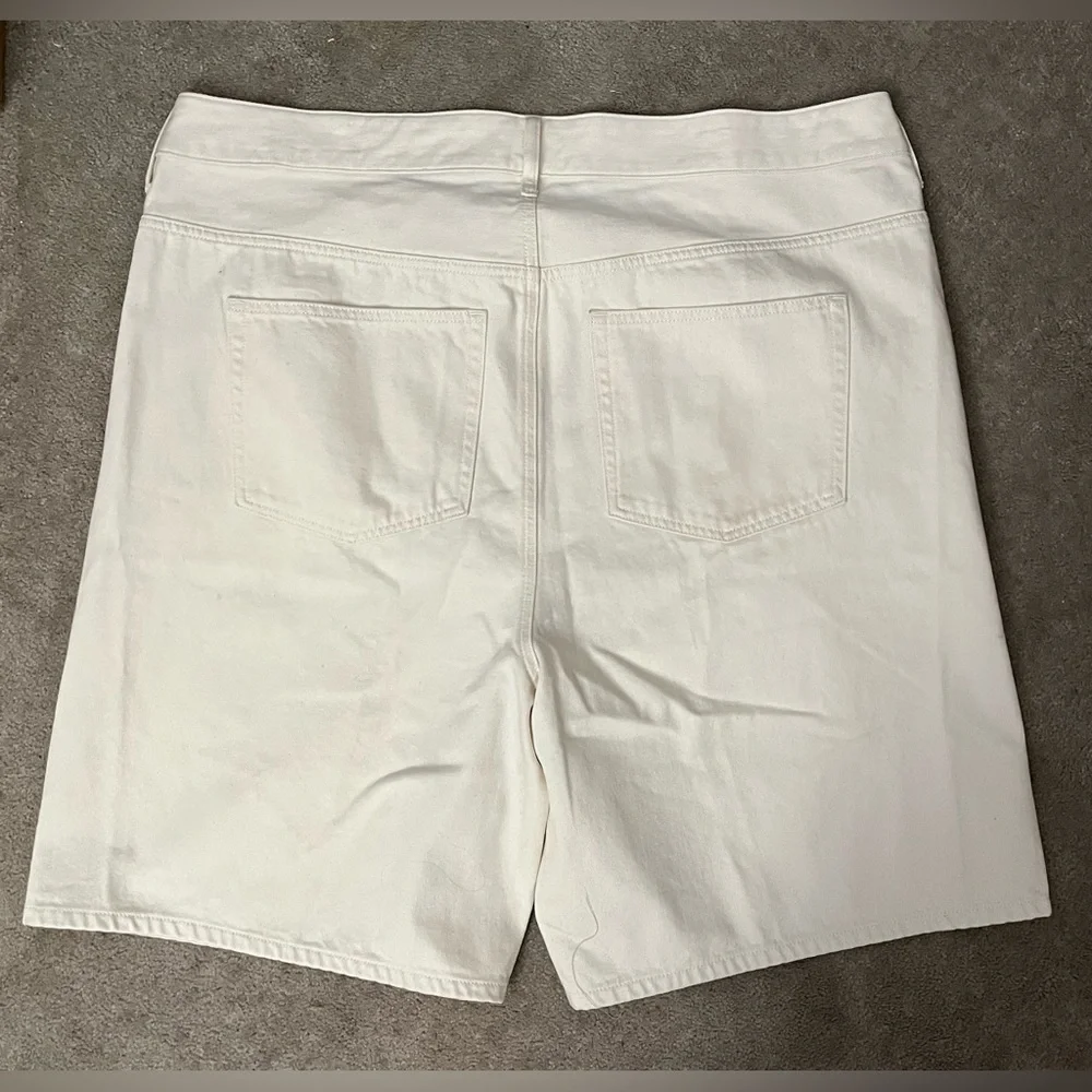 J.Crew Beige Cotton Twill Wide-Leg Shorts Size 36 NWT